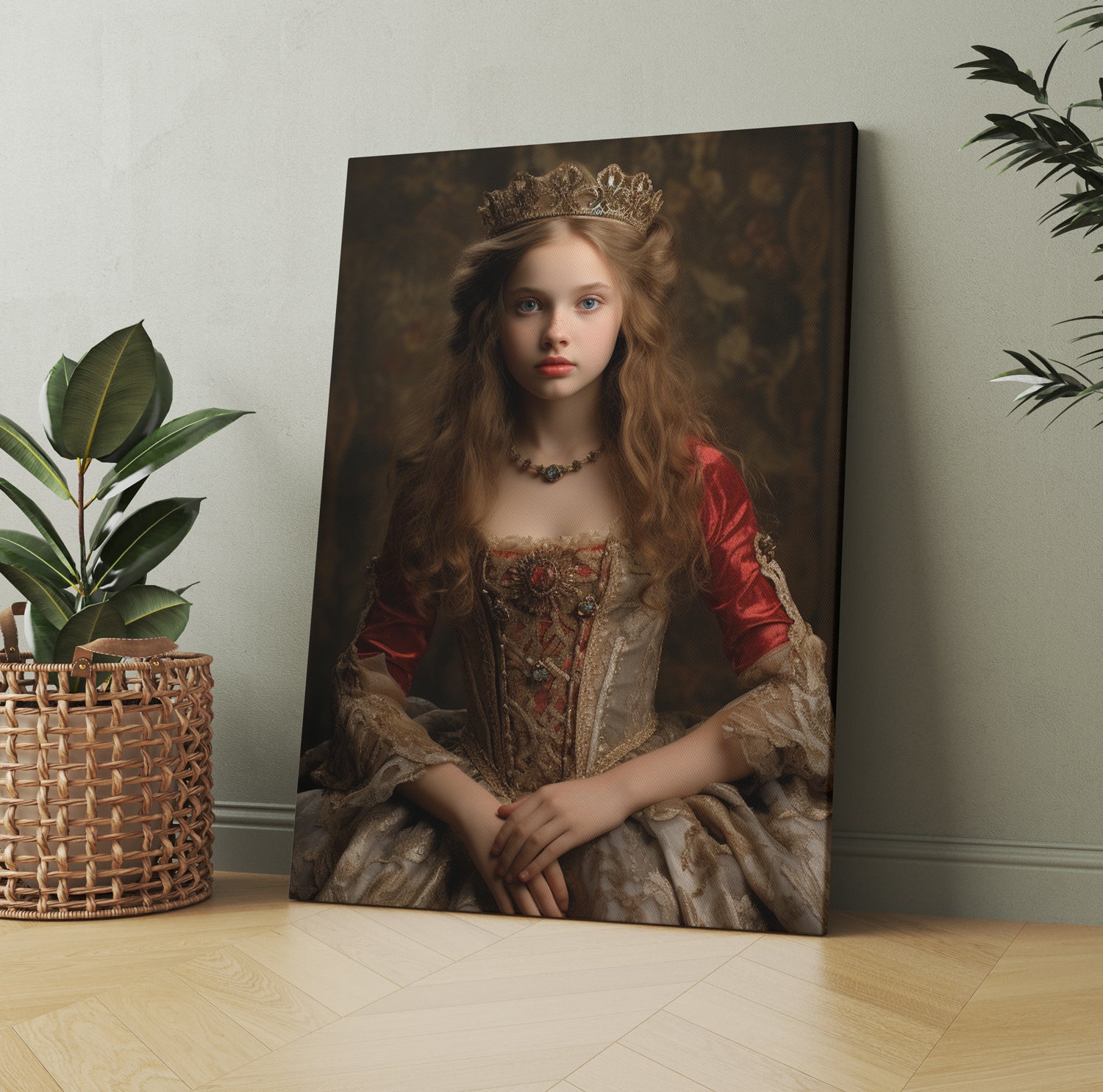 Young Princess Portrait Canvas Print - Regal Art – The Royal Portraits
