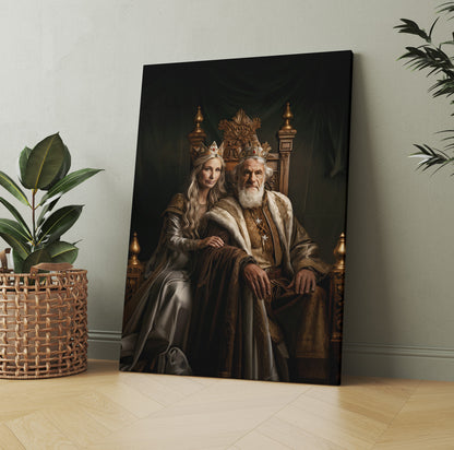 Royal Grandparents Couple Portrait